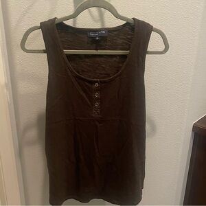 Jones New York Signature Green L Tank Top